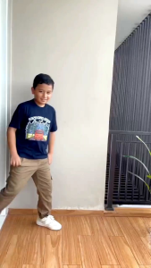 Setelan Anak Laki Laki Remaja Tanggung Rumi Set Celana Cargo Anak Cowok