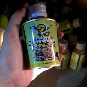 PAINT REMOVER RJ LONDON K100GR CAIRAN PEMBERSIH CAT PERONTOK CAT DAN VERNIS PADA BESI DAN KAYU