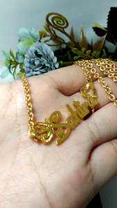 (COD) Kalung Wanita Terbaru Anti Karat & Kalung Ukir Nama Custom