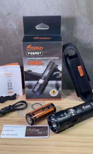 Fitorch P26RGT ไฟฉายใหม่...แรงทะลุพิกัด 5000 ลูเมนส์ แบต 5000mAh ใช้งานได้นาน