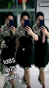 Pakaian Wanita Trendy: Desain Zebra Elegan