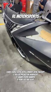 Lexus ES250 2013 2014 2015 2016 2017 2018 led tail lamp light taillamp taillight bodykit body kit spoiler lip cover