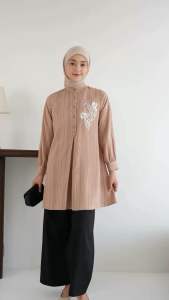 TUNIK LINEN SUEBE BORDIR PREMIUM