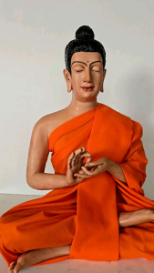 หุ่นขี้ผึ้งพระพุทธเจ้า หน้าตัก12นิ้ว งานสวยมากๆ