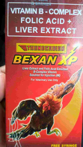 10 ml Thunderbird Bexan XP Vitamin B-Complex Folic Acid + Liver Extract for Poultry 10 ml