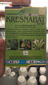 Kresnabat 50WP 40GR Fungisida Dimetomorf Sistemik Mengendalikan Penyakit Busuk pada Tanaman Kentang dan Penyakit Bulai Pada Tanaman Jagung