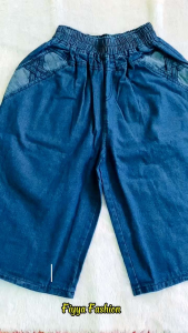 Kulot Jeans 7/8 Standar & Jumbo | Celana Jeans Pendek Wanita