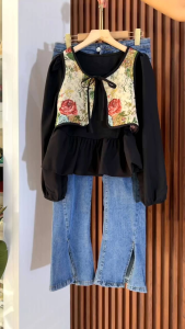 Blouse Crop Vest Bkk