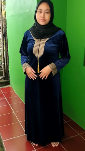 ABAYA GAMIS SULTAN BLUDRU TERBARU DENGAN RENDA KAFTAN ALL SIZE