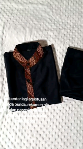 setelan pangsi ikat kepala/setelan pangsi anak sd/ setelan pangsi motif batik/setelan bati tksdsmp