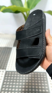 dép quai ngang da sáp nam Fashion kiểu dáng trẻ trυng đế đúc liền khâu chỉ toàn bộ chắc chắn G5