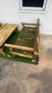 ชุดโต๊ะเก้าอี้ไม้ไผ่ (ชุดเล็ก)สั่งแล้วกรุณาไม่ยกเลิก