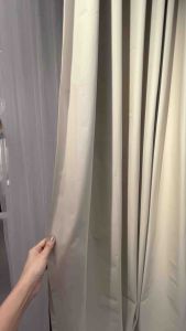 Block-out curtain 1 piece beige 210x250 cm (83x98 ") Ikea