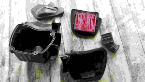 Box Filter Saringan Udara Vario 110 Karbu Original Seken Set Lengkap