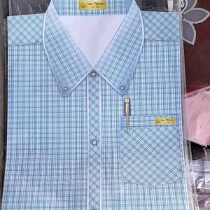 Bộ quần áo nam hàng kèm phụ kiện mã sơ mi sọc