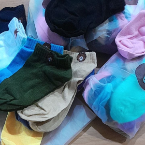 Paket 10 Pasang Kaos Kaki Wanita Motif Beruang Kaos Kaki Pendek Kaos Kaki Murah