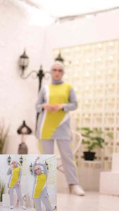 ATASAN/KAOS OLAHRAGA TUNIK MUSLIMAH BAHAN KATUN WARNA TERBARU