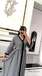 DASTER PANJANG TERBARU: DRESS ALEVA Lengan Panjang & Pakaian Panjang untuk Wanita