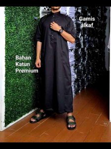 gamis pria polos jubah pria lengan pendek