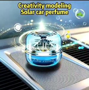 parfum pajangan dashboard mobil tenaga surya