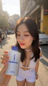 Sữa tắm gội Nerman 3in1 350ml hương nước hoa cao cấp vừa tắm gội và rửa mặt tiện lợi giúp bạn lịch lãm và đẹp trai hơn