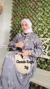 Gamis Raya Twill Bg Collection Motif Miracle