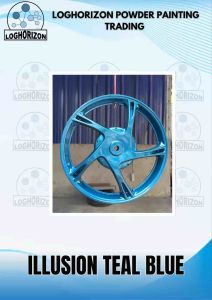 1KG ILLUSION TEAL BLUE - N74 - POWDER COATING