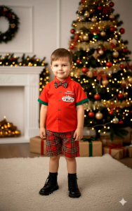 ชุดเซ็ตคริสมาส เด็กโต แถมหูกระต่ายเข้าเซ็ต s.15-23 พร้อมส่งจ้า