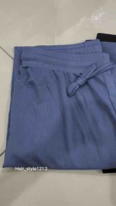 Seluar Panjang Wanita Ice Silk Kain Sejuk Women Casual Long Pants Plain Colour Fashion Muslimah女性冰丝阔腿长裤百搭