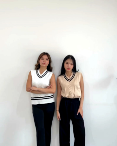 Rompi Rajut Karlie Premium Kerah Rompi Wanita Style Korea Atasan Wanita
