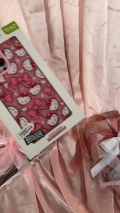 [ พร้อมส่ง ] SKINNYDIP x Hello Kitty Pink Bow Case (ลิขสิทธิ์แท้ 100%)