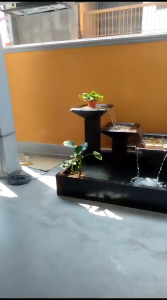 S11 Mouth Brown  8x3.5 Feng Shui Water Pond Fountain  Kolam Air Sandstone Garden Water Feature 风水流水喷泉瀑布池 Fish Waterfall Feng Shui