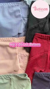 ComBo 5 Quần Lót Nữ Cao Cấp Viền Ren Gợn Sóng  Quần Chíp Nữ Su Caro Lai Ren Mát Mịn Co Giãn Thoáng Khí - NỘI Y ĐỒ LÓT :  BETEEN