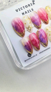 Press on nails murah kuku palsu wedding kuku palsu custom press on nails custom murah gopekceng kuku palsu press on nails