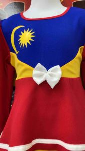 Baju dress Merdeka Anak Saya Malaysia