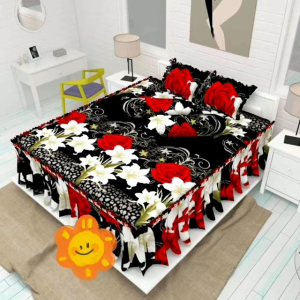 COD sprei rumbai motif bunga uk 120x200
