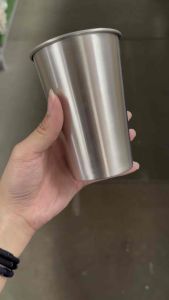 APPN (1แพคได้20ใบ “ลงทุนรอบเดียวใช้ได้นาน“ มีคลิปรีวิว) แก้ว แก้วน้ำ แก้วเบียร์ แก้วกินเบียร์ ตกไม่แตก วัสดุสแตนเลส SST304 ทนทาน แข็งแรง งานละเอียด ความจุ500ML (1486441239)