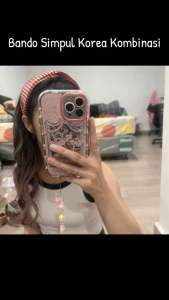 SHARON - BANDO BANDANA SIMPUL HEADBAND KOMBINASI MOTIF KOREA STYLE