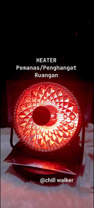 Alat Pemanas Ruangan 8 inch Room Heater Metal Electric Stand portable