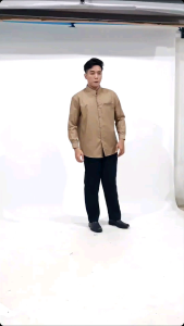 ALHAKAM Baju Koko Pria Lengan Panjang Jumbo Premium Katun Toyobo Big Size 7xl6xl5xl 4xl3xl2xlXLLM