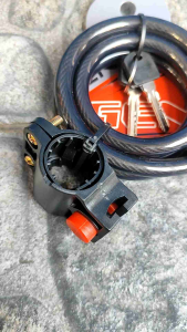 Gembok Kunci Sepeda Kabel Spiral Bicycle Cable Lock KS-302 Genio | High Quality