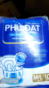 Tã già Phú Đạt ML10 XL10 miếng Bỉm già PHÚ ĐẠT bỉm trần Phú Đạt. Bỉm Phú Đạt Tã Phú Đạt (LẺ 1 GÓI)