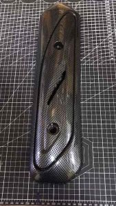 กันร้อนท่อ Click110 เคฟล่า ของแต่ง มอเตอร์ไซค์