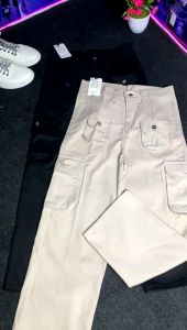 Celana Cargo Panjang Celana Cargo Pants Katun Combed Premium Saku Timbul Celana Highwaist Wanita Terlaris