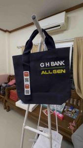 กระเป๋าผ้าแคนวาส ใบเล็ก พร้อมส่ง สีน้ำเงิน สวย น่าใช้มาก ๆ