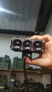 NEW SHOOTING LIGHT Q9S 3 MATA WARNA WHITE YELLOW lampu SOROT ORIGINAL LUMINOSLED by NINE