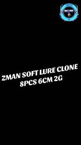 【8PCS 6cm 2g】Zman clone Soft Plastic fishing bait lure /Umpan casting haruan siakap toman