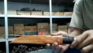 pisau dapur cap garpu (lokal) model lobang