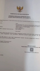 NIB / langsung jadi proses 2 jam cetak 2 lembar