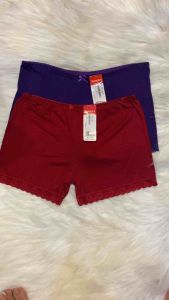 Quần lót đùi / quần váy / quần bảo hộ Triumph cotton dày dặn lưng chun đính nơ viền ren